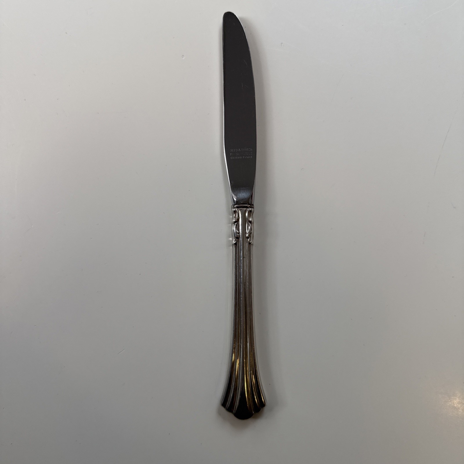 Reed & Barton Eighteenth Century Dinner Knife w/ Sterling Handle, 12 Available