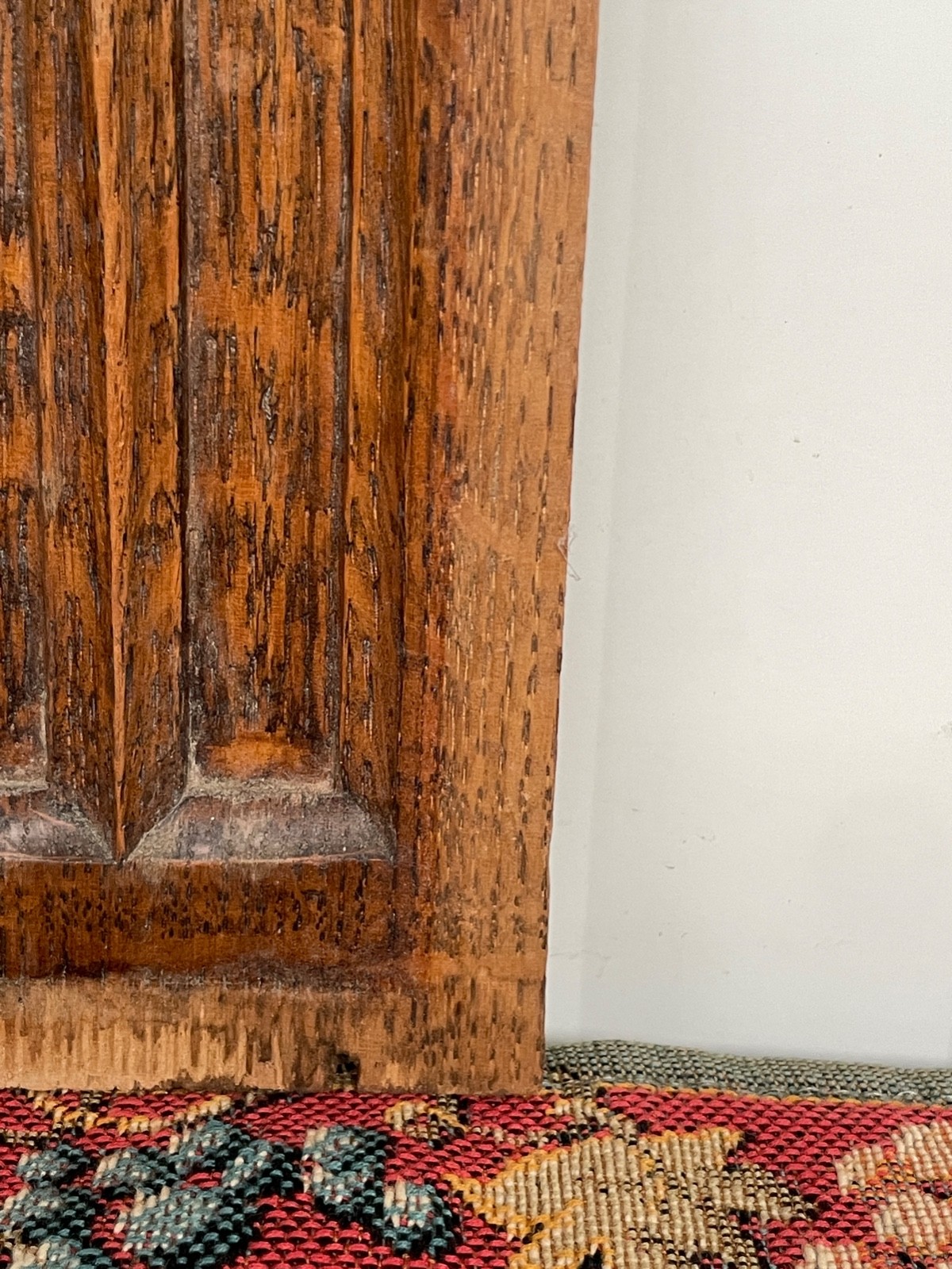 Exceptional Gothic Revival panel in oak