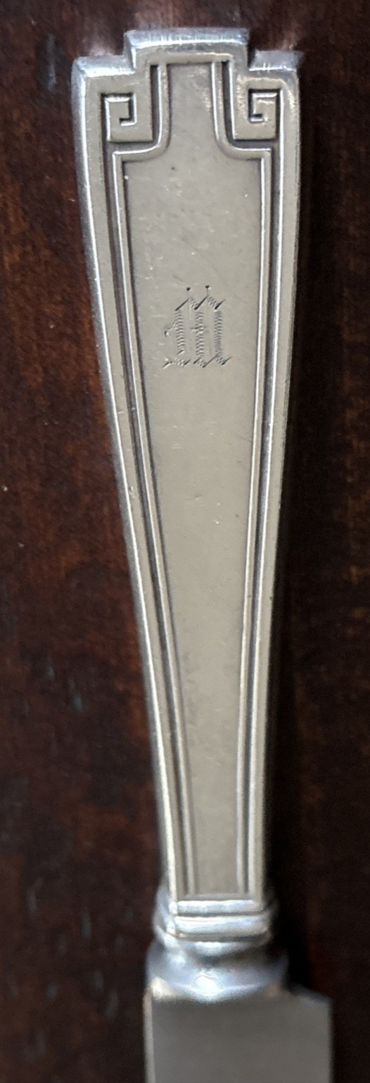 Etruscan Pattern Gorham Sterling Handle Stainless Blade 8.5 ” Dinner Knife 66.5g