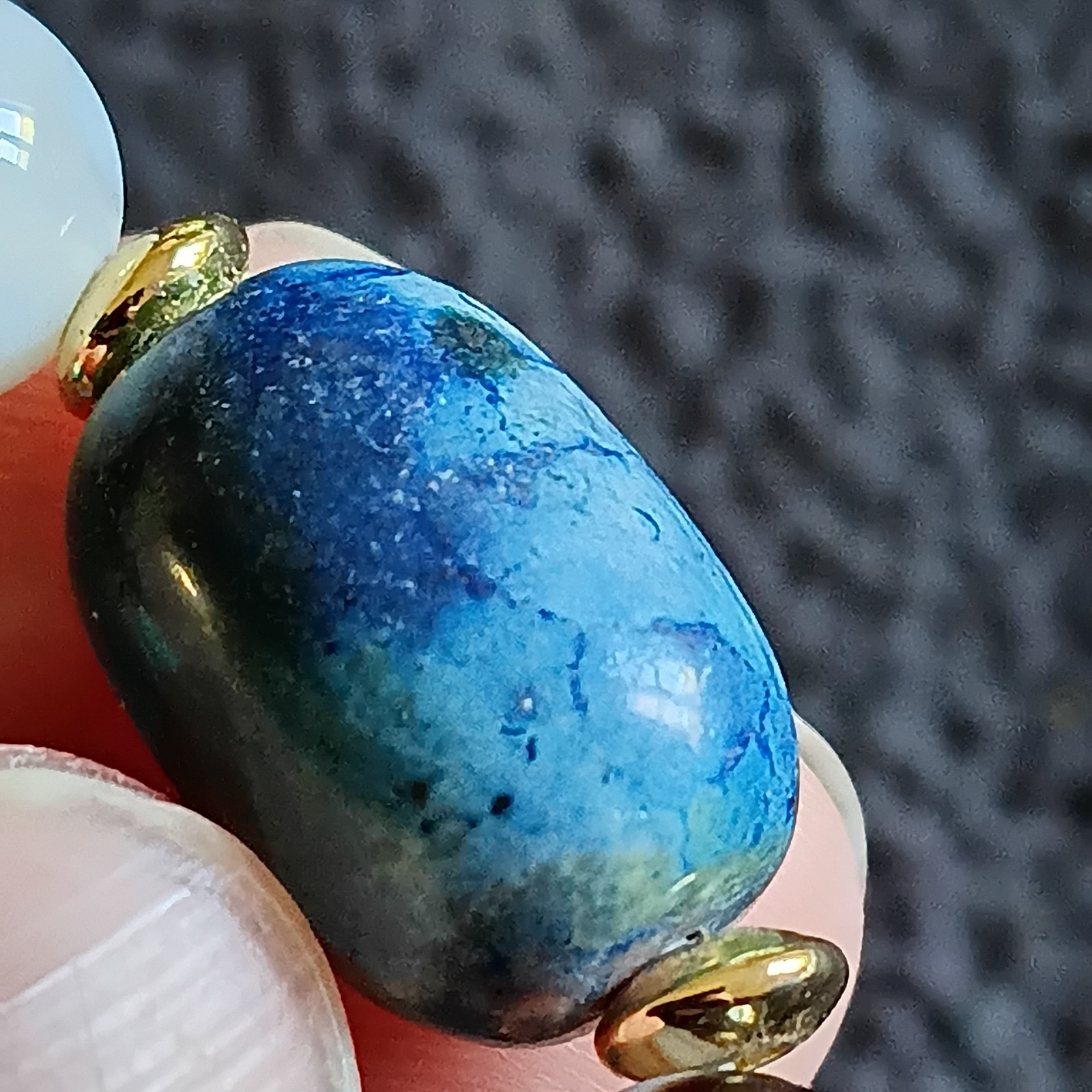 Tibetan Natural Agate Chung Dzi Bead Bracelet