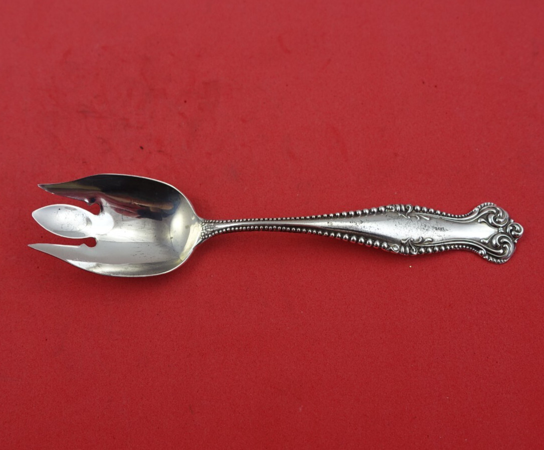 Canterbury by Towle Sterling Ice Cream Fork Rounded Middle Tine Original 5 3/8″