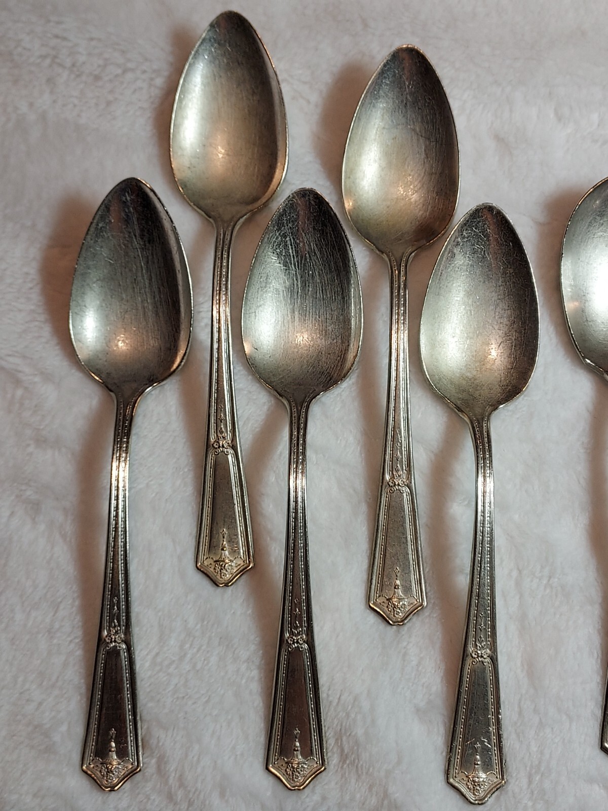 RCCO Rogers 1924 Bouquet/Vendome Silverplate – SET of 8 SPOONS