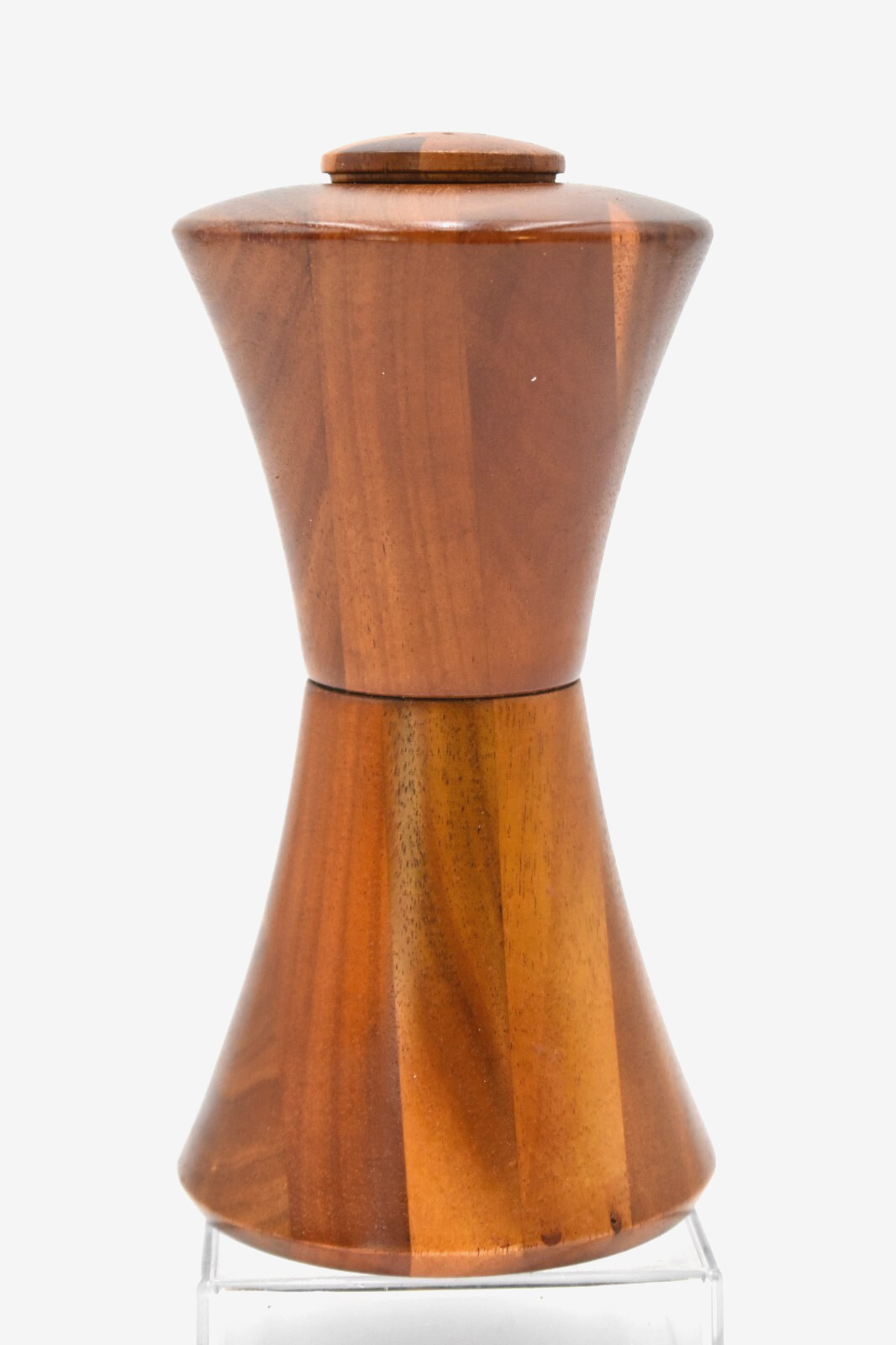Jens Quistgaard Acacia Salt/Pepper Mill Dansk JHQ Bow Tie 6 1/4″ Denmark Signed
