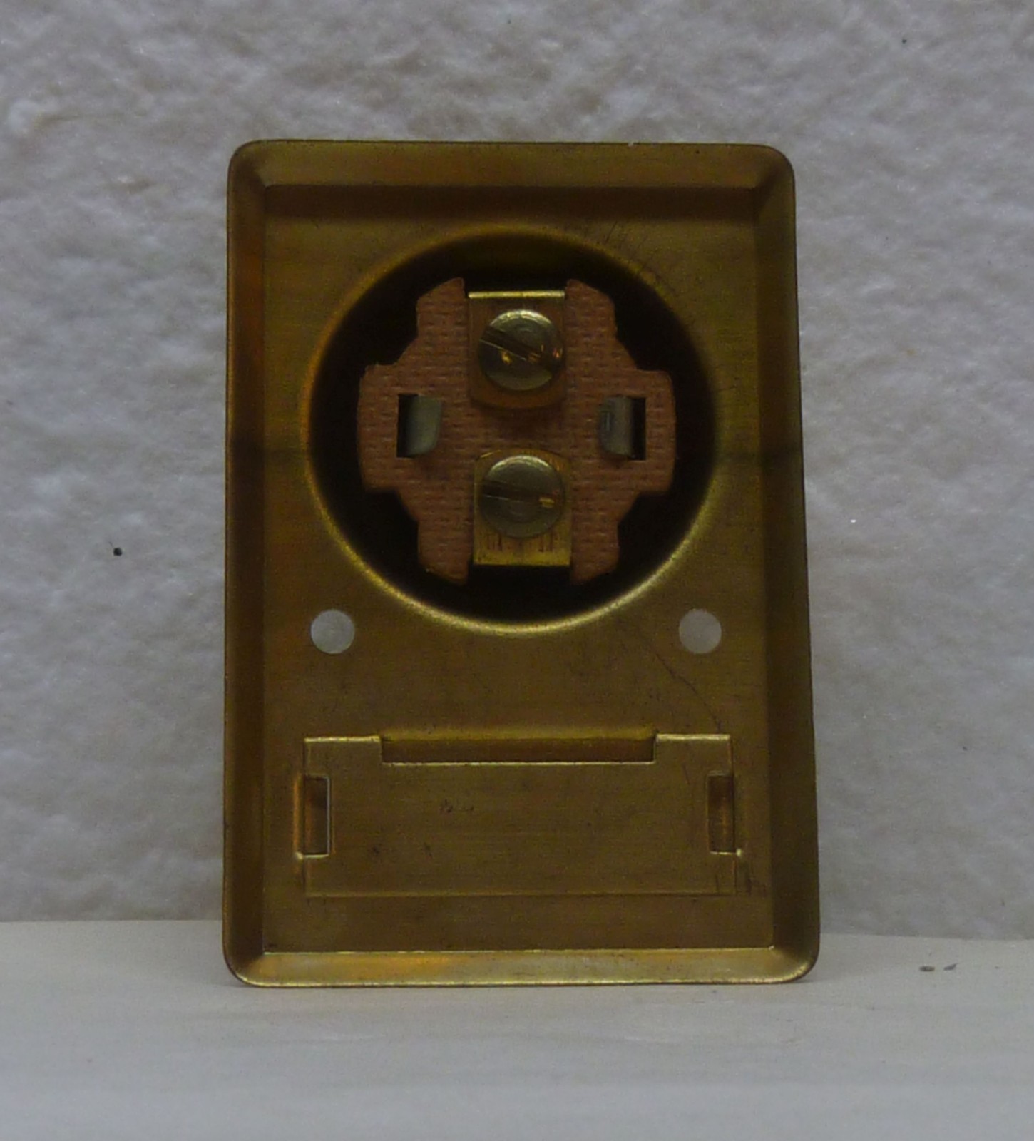 ✅ Vintage Eagle Brass Doorbell Push Button with Name Slot Traditional Classic