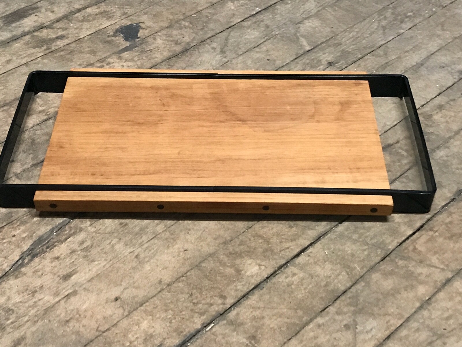 Mid Century Modern Sanka Yki Nummi Designed Wood and Molded Plastic Serving Tray