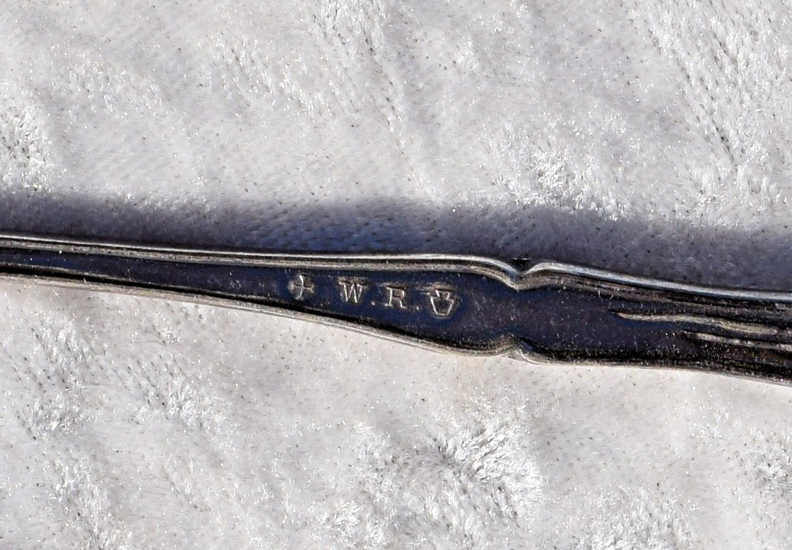 Silverplated W.R. Fork 1908 Carnation Pattern 6.5 Inch Stamped W.R.
