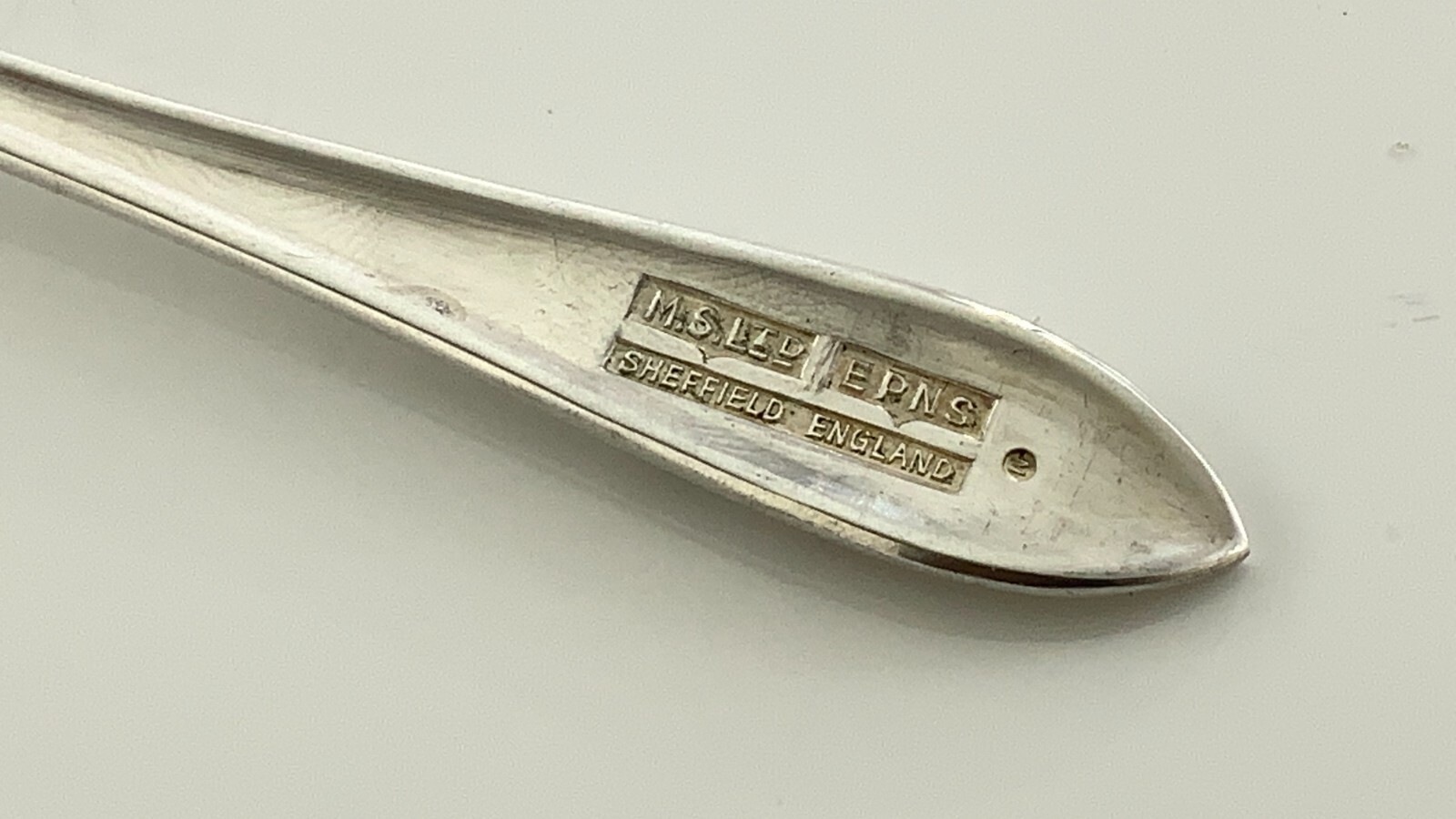 Sheffield England M.S. Ltd EPNS Loxley Pastry Fork Silverware 5in EE238