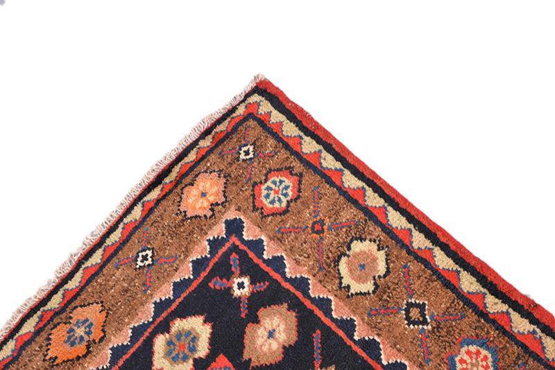 Geometric Tribal Bright Turkish 4′ 9″ x 7′ 3″ Red Area Rug