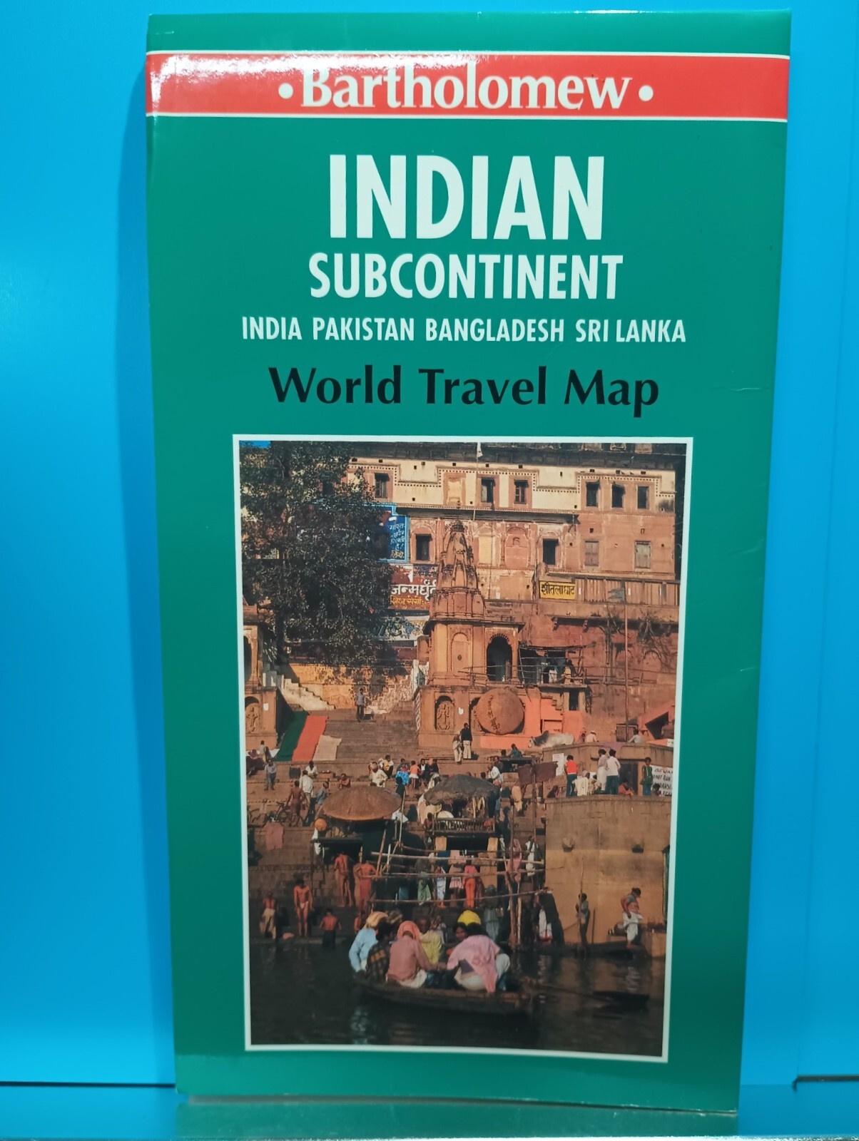 1995 Bartholomew Map Indian subcontinent: India, Pakistan, Bangladesh, Sri Lanka