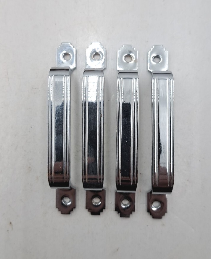 Vintage Cabinet Door Handles Pulls Retro Mid Century Modern Hardware Lot of 4