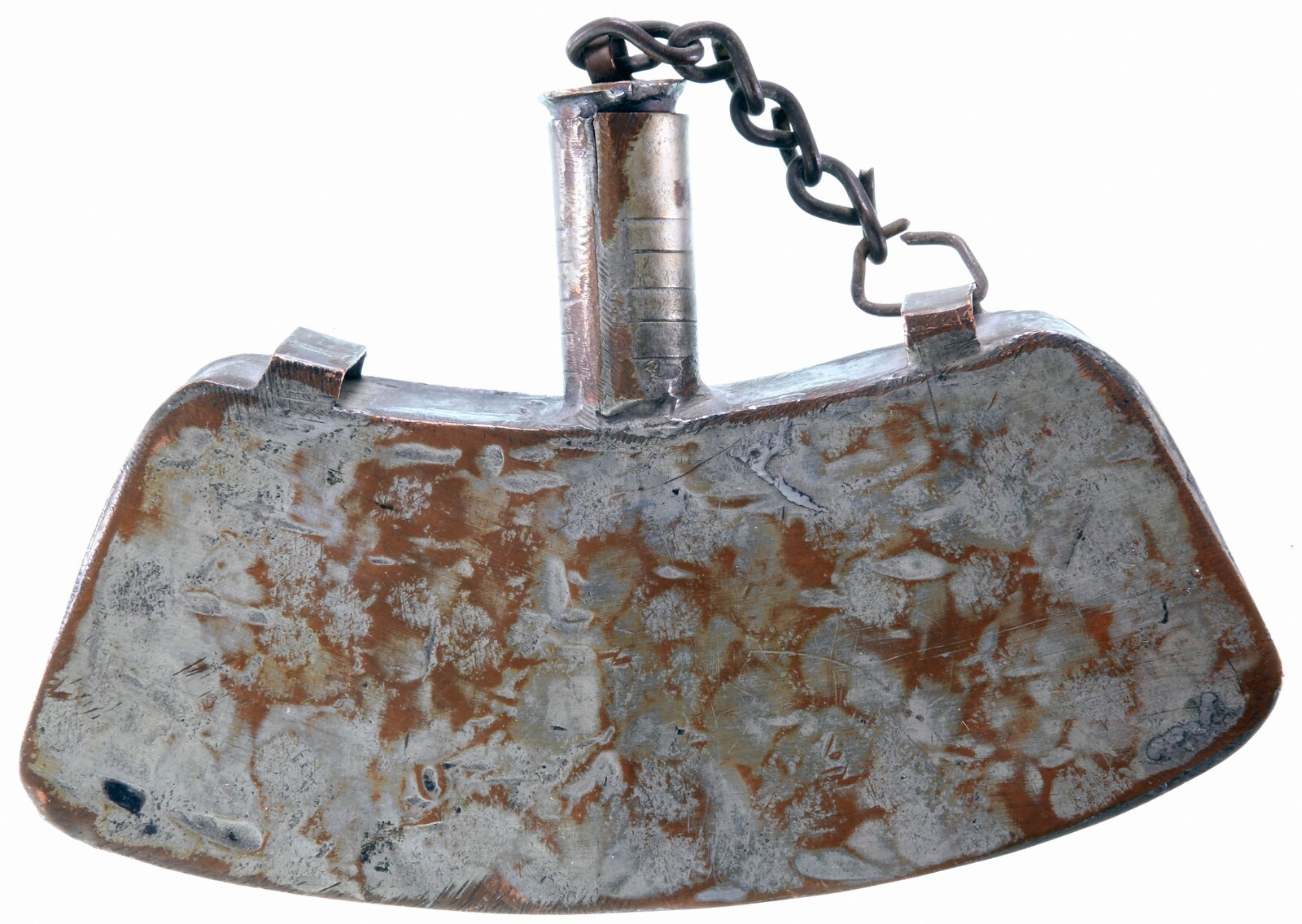 19th CENTURY MIDDLE EASTERN/KUWAIT POWDER FLASK #10082