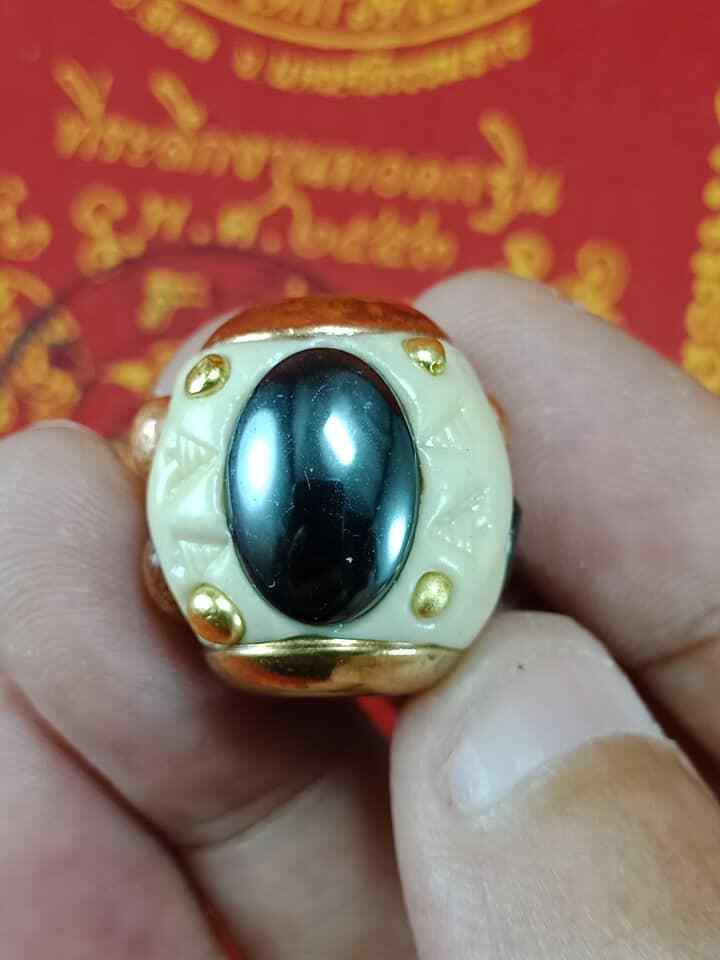 TAKRUT HEALING LEKLAI LP SOMPORN RED GEM HOLY MAGIC GOOD HEALTH LUCK THAI AMULET