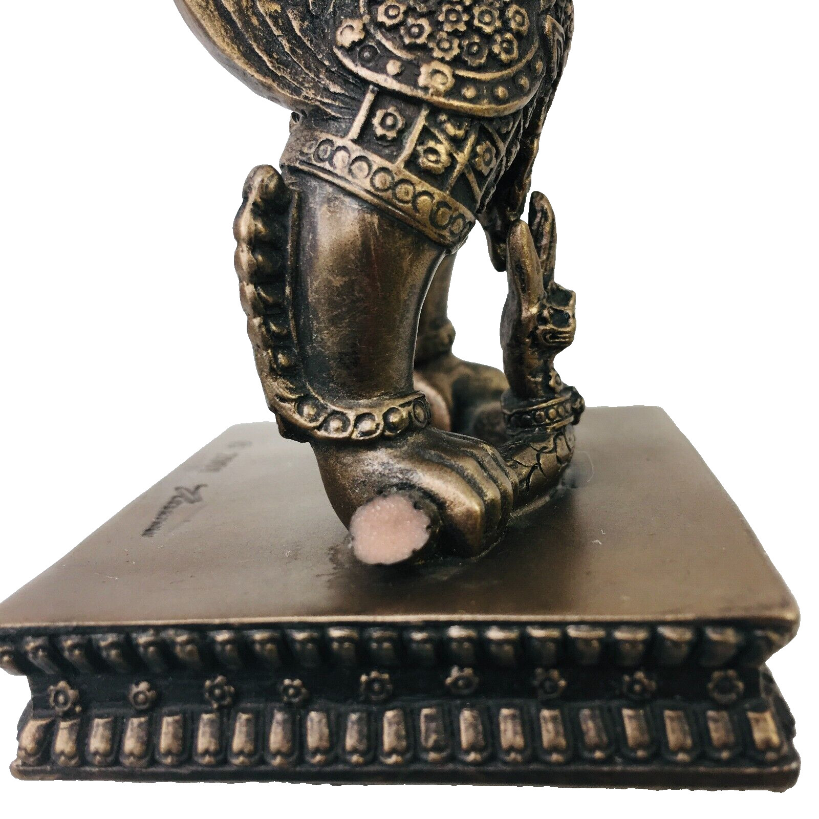 Veronese Bird Warrior Signed 2001 Conquer Snake Bronze Copper Figure 6″ READ