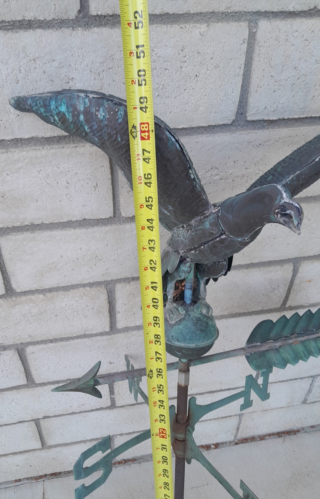 Vintage Copper Eagle Weathervane