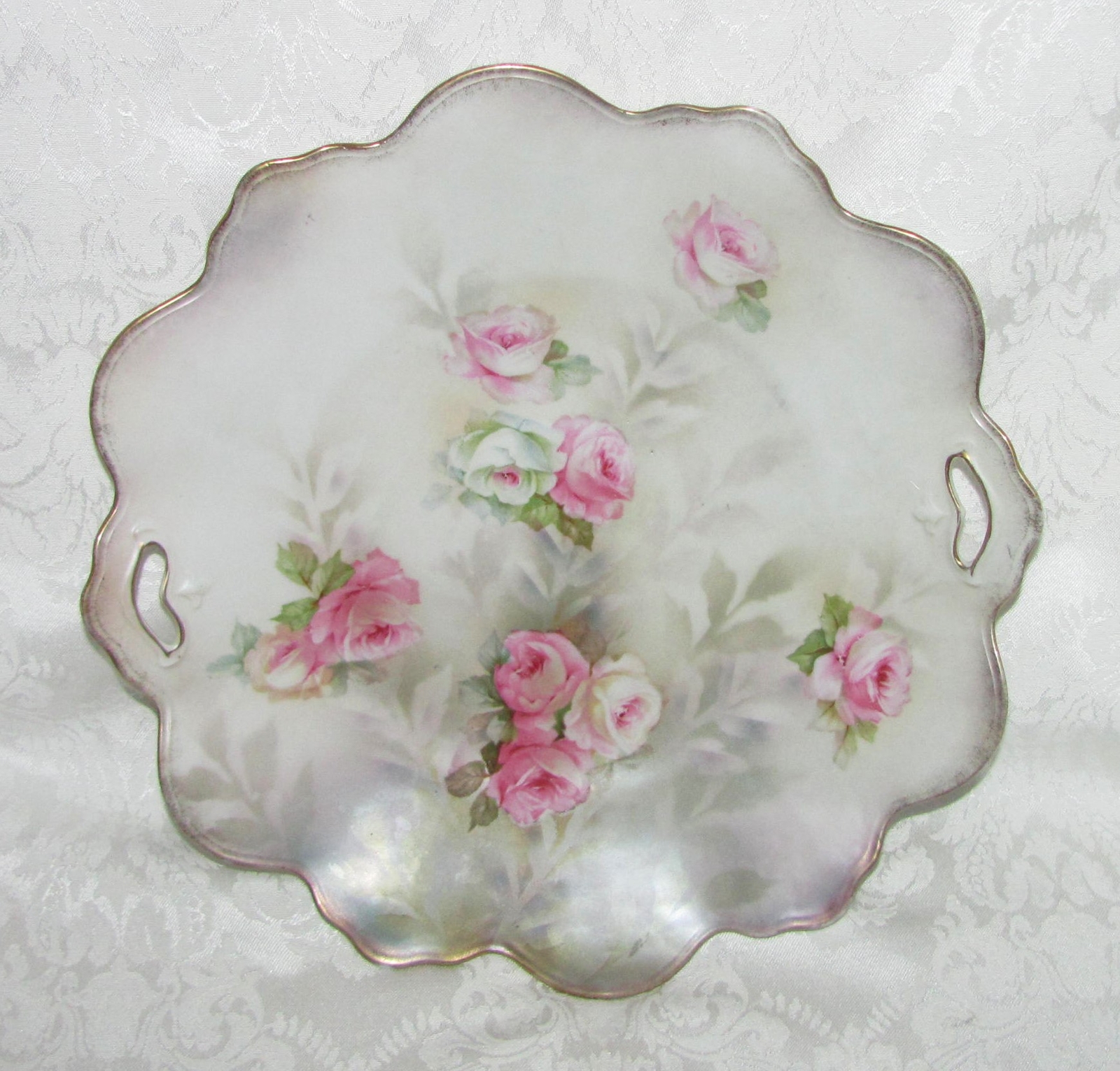 Antique RS Prussia Porcelain Cake Plate Circa 1910