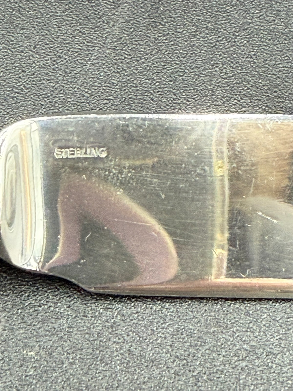ETRUSCAN BY GORHAM STERLING SILVER FISH KNIFE/ALL SILVER/NO MONOGRAM/7 3/4 IN.