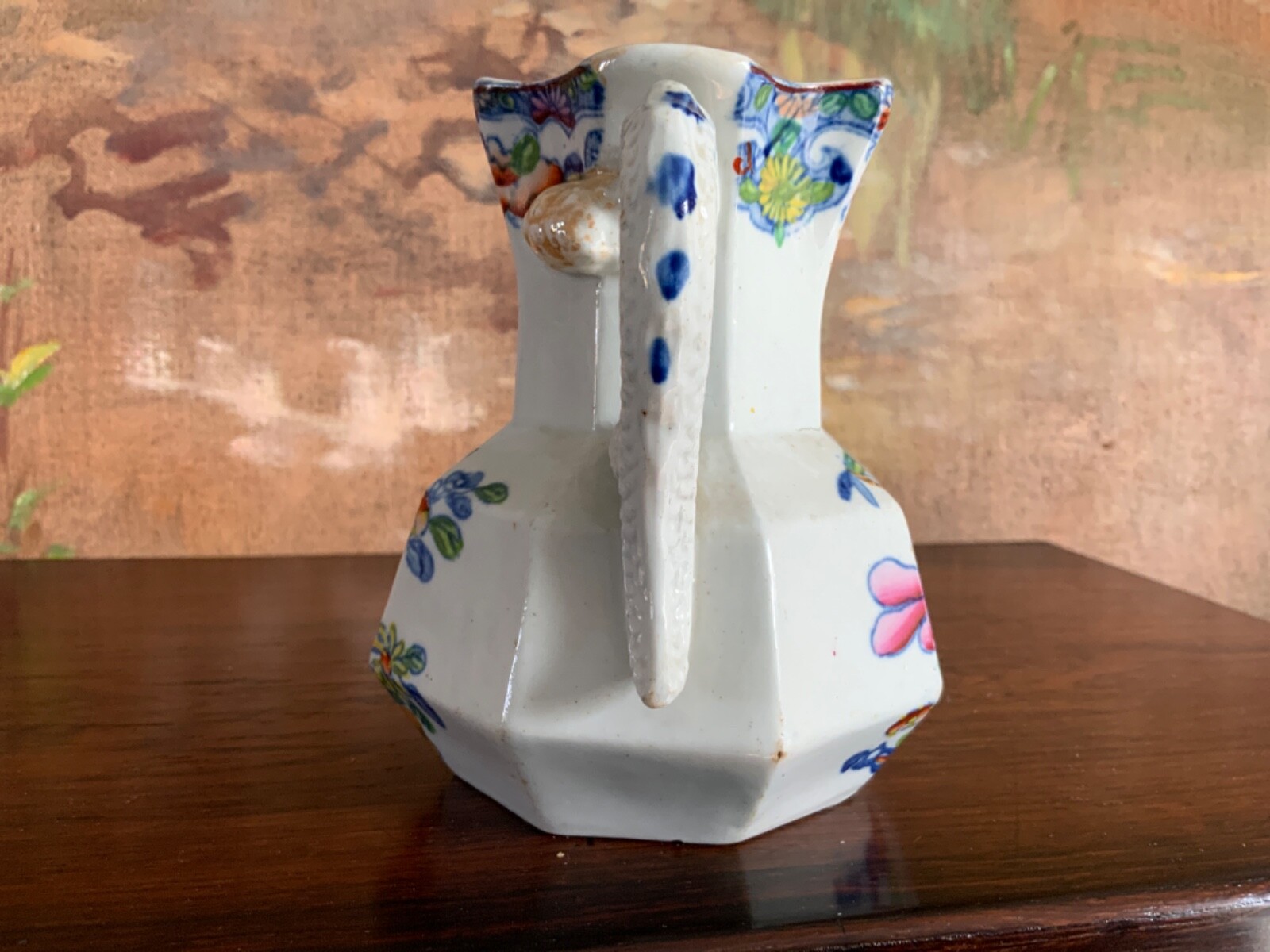 English Small Victorian Mason’s Ironstone Creamer Pitcher Circa 1860