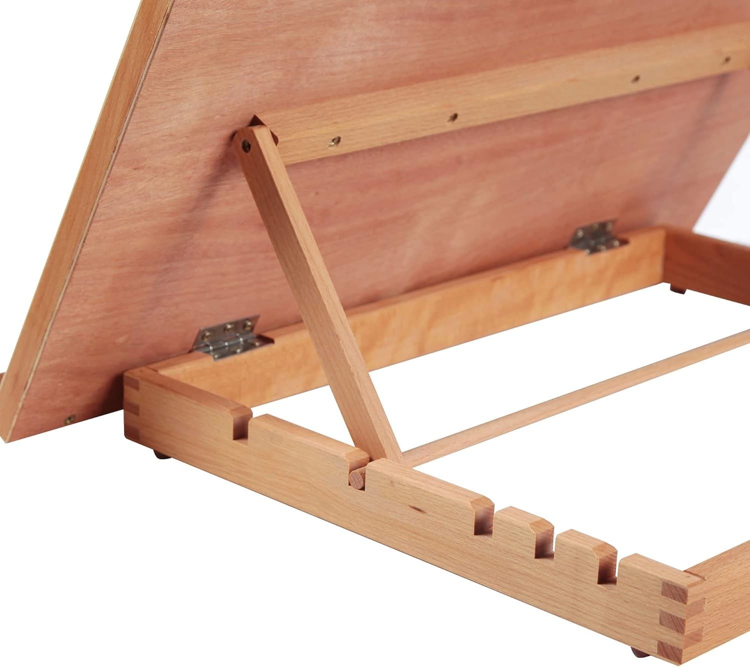 Extra Large 5-Position Drawing Table, Beech Wood Easel with Adjustable Angles