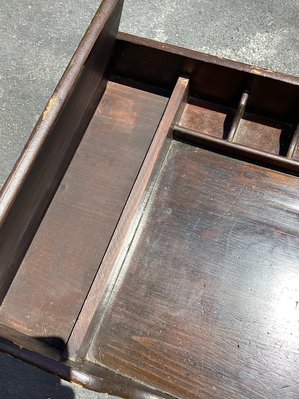 Wooden Cobblers Bench Coffee Table Primitive MCM Farm House Decor Free Shipping