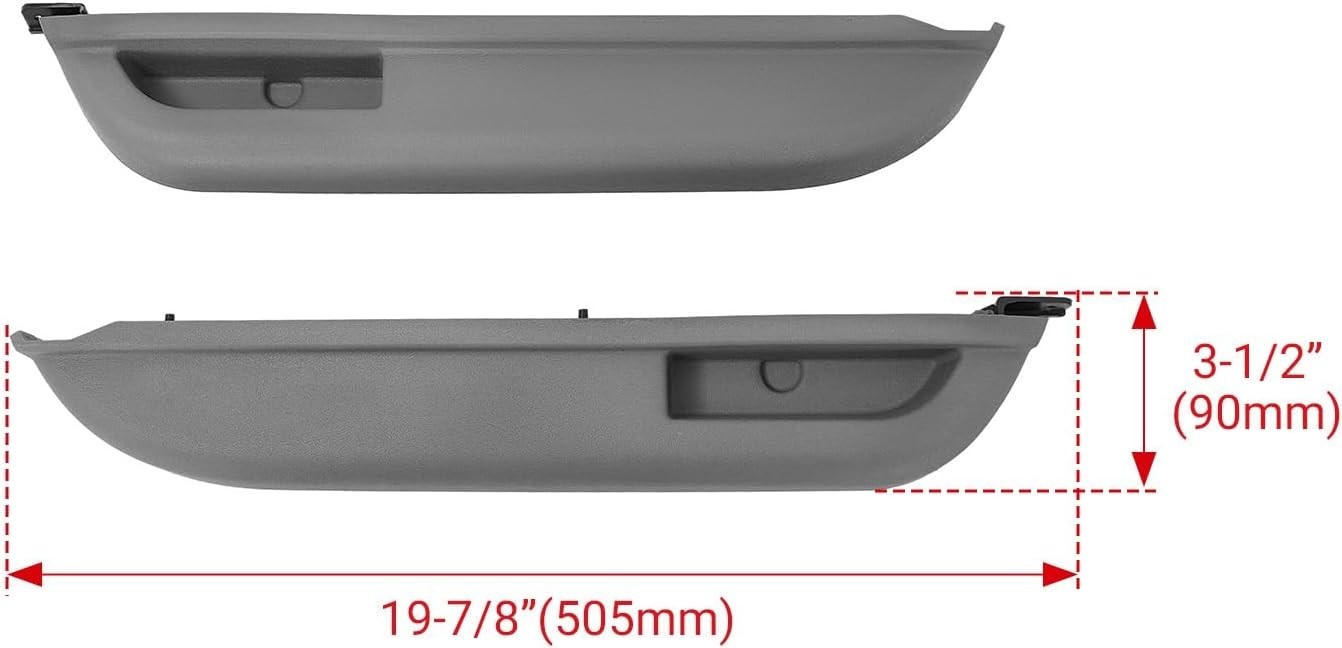 Front Inner Door Armrest Pads Panel Handle Compatible with 1988-1994 Chevrolet B
