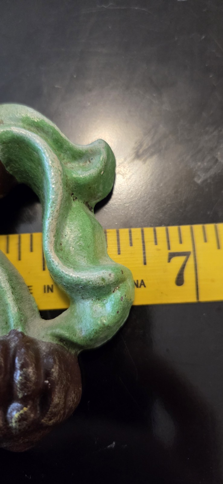 Antique Original Hubley #204 “Dahlias” Cast Iron Door Stop