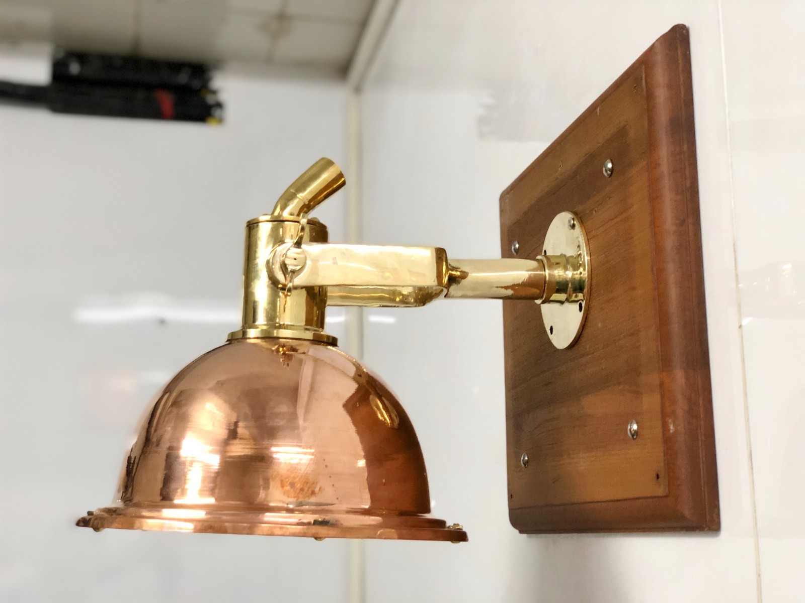 Handmade Maritime Interior Design Copper and Brass Metal Pendant Light Fixture