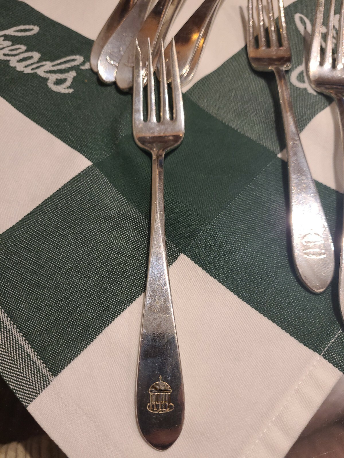 Vintage Greenbrier Hotel Silver Springhouse 6 3/4″ Salad Fork 1920’s to 1960’s