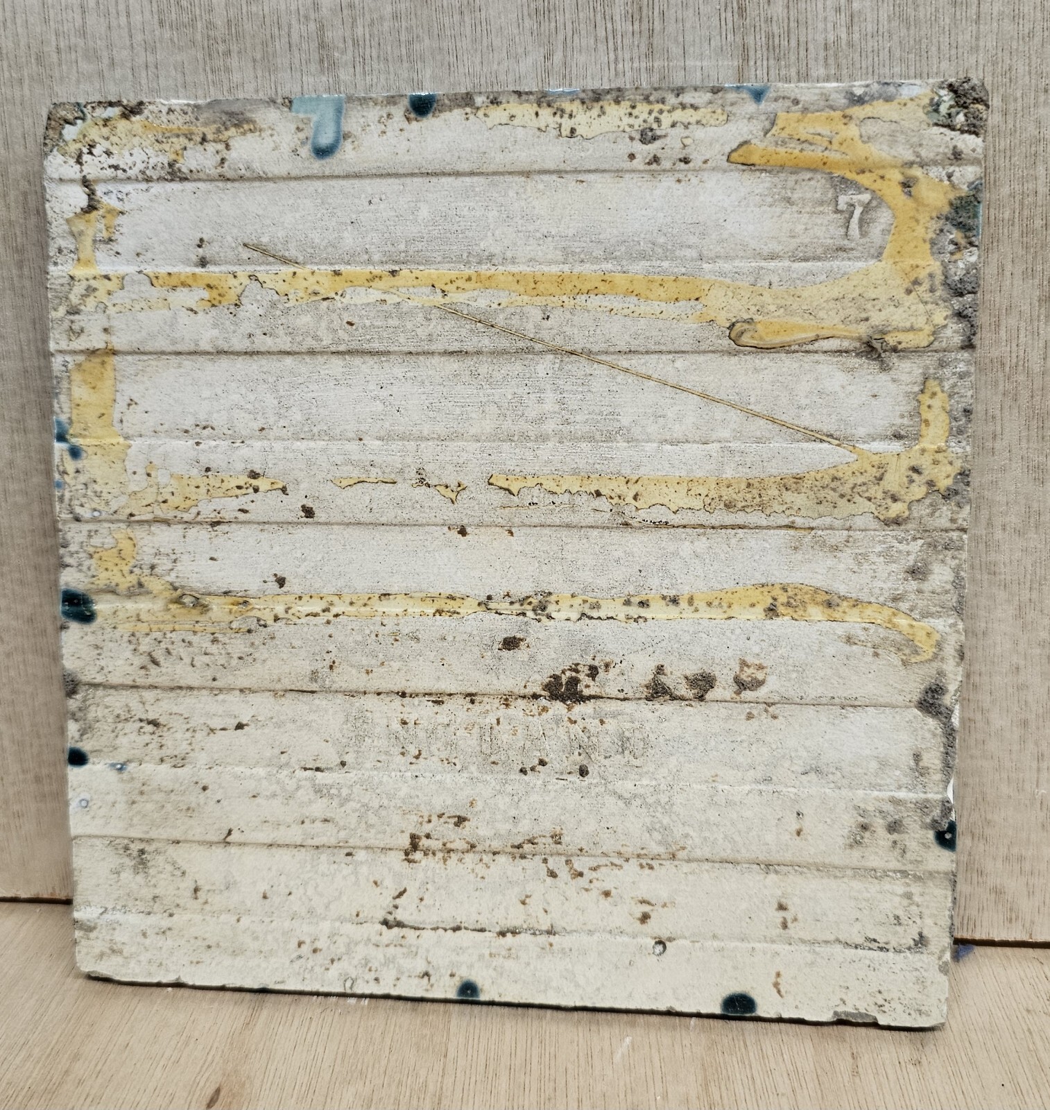 Antique 6 Inch Fireplace Tile – Corn Bros – (T531)