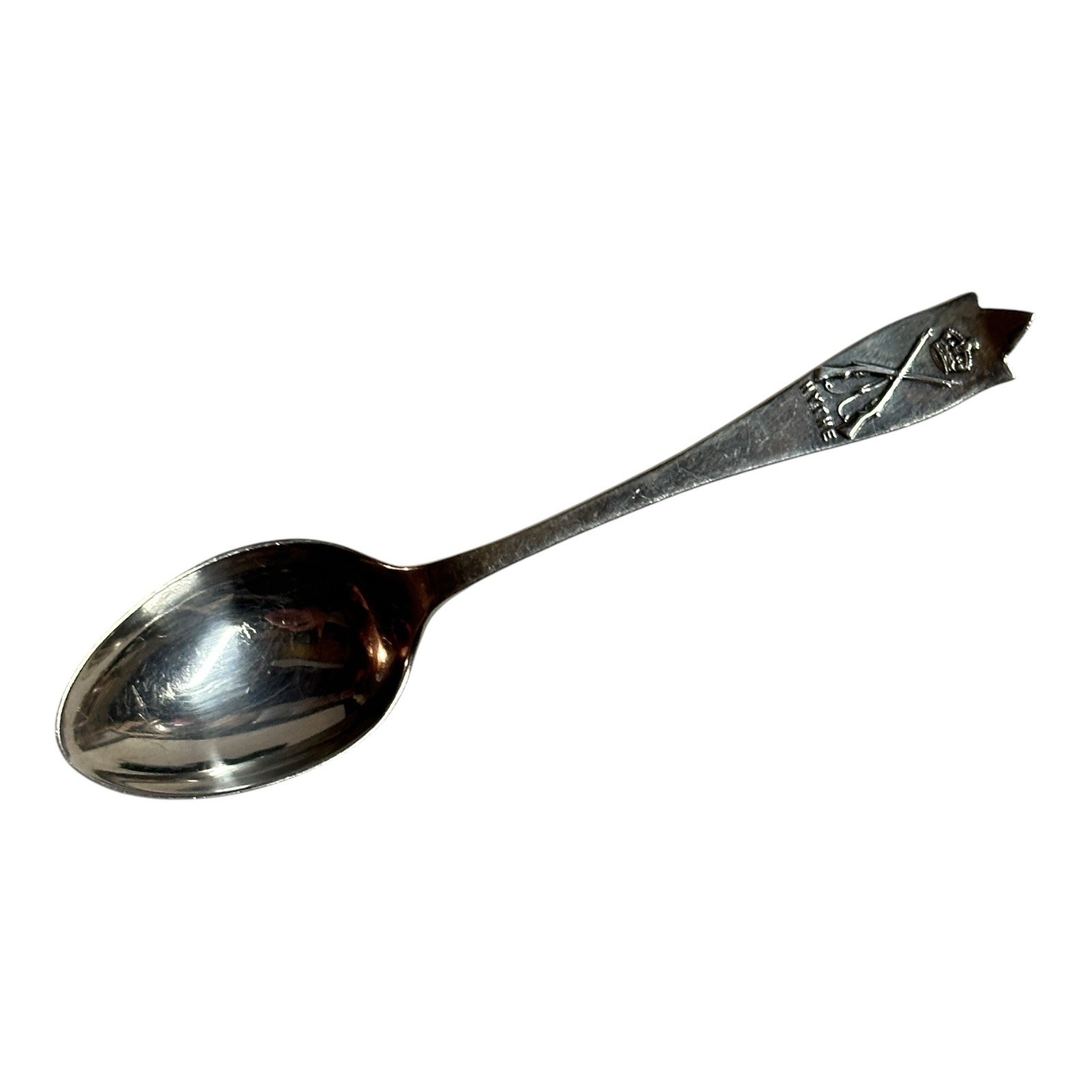 Vintage School of Musketry Hythe UK Sterling Silver Spoon