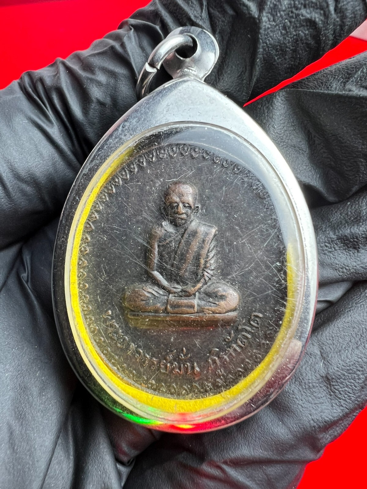 Old Thai Budda AMULET, Luang Pu Mun Bhuridatto , No.184