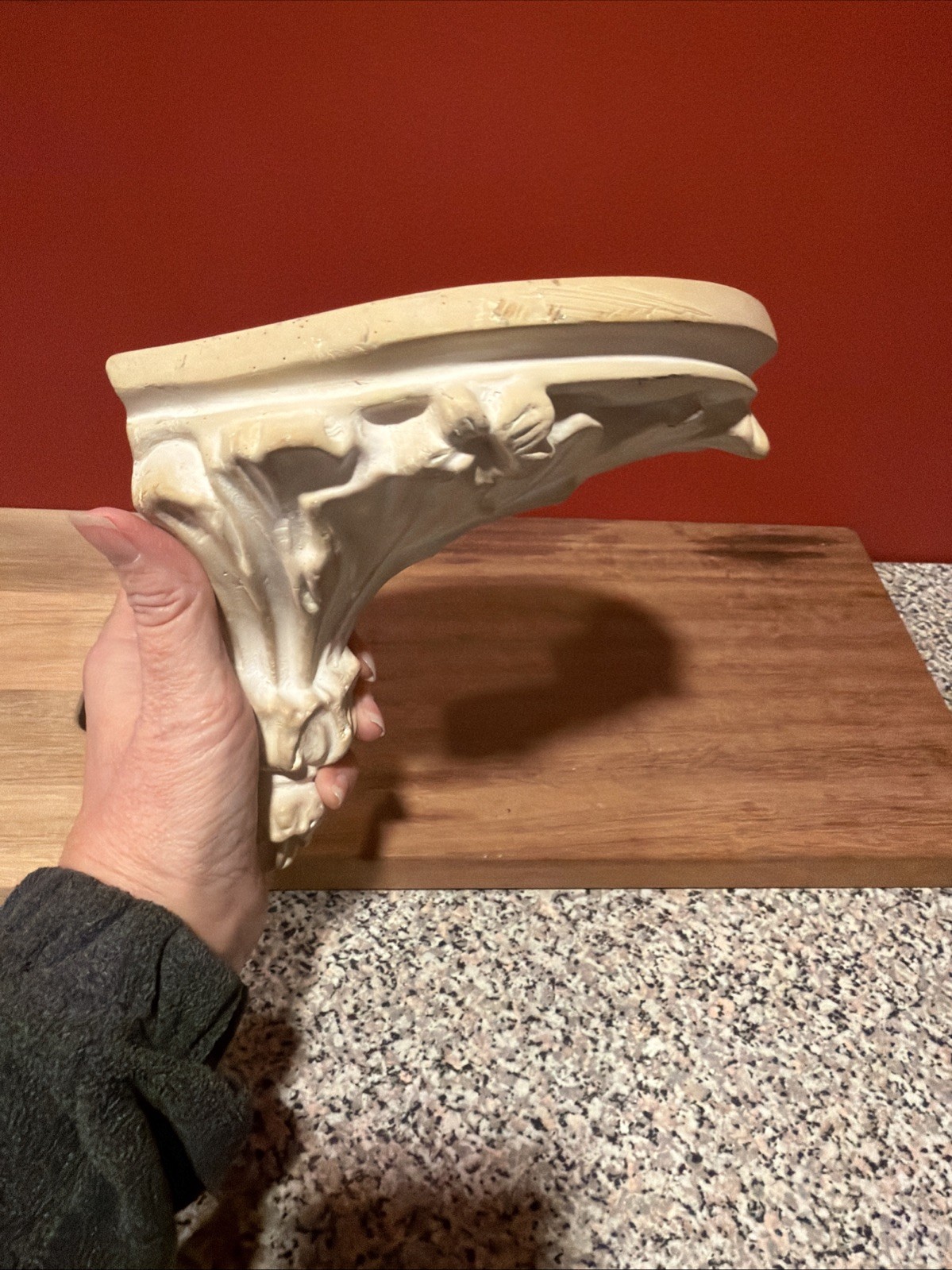 Vintage Chalk Ware? Corbel Design Accents In GA Interior Design Supports SH7