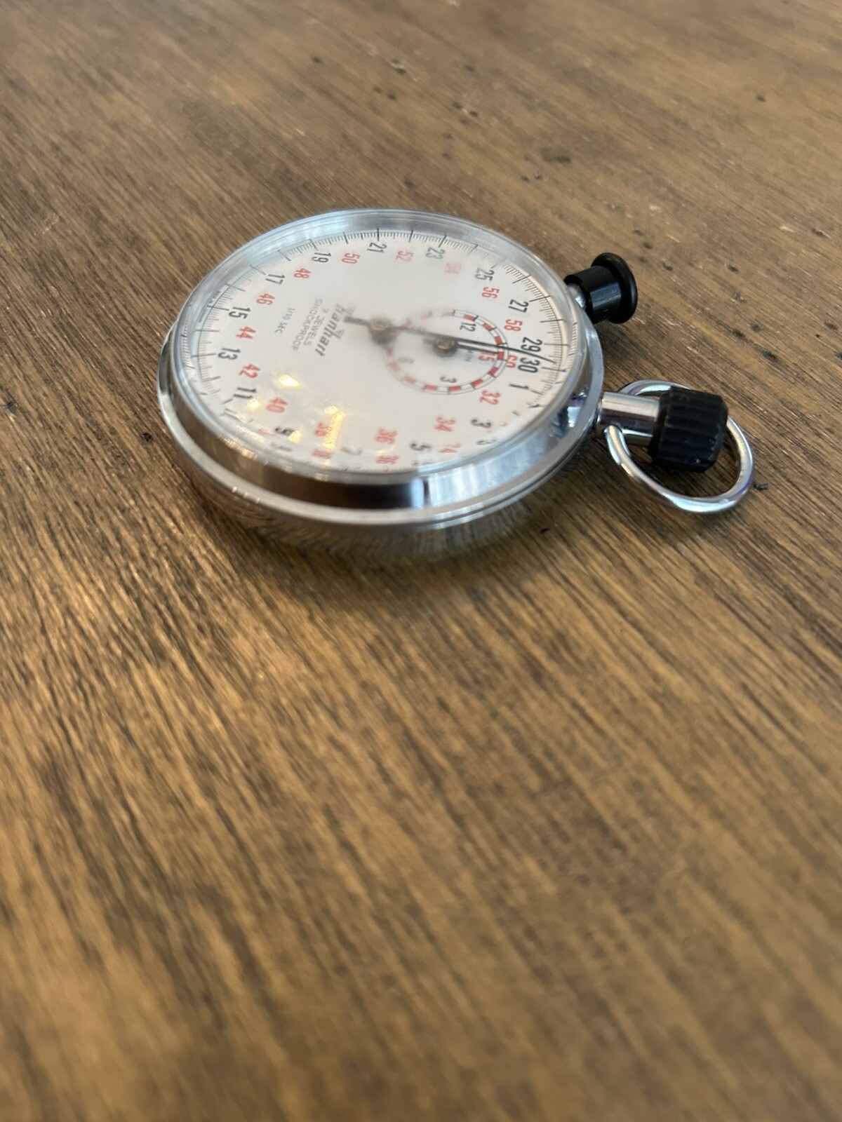 Stopwatch Hanhart Mechanical Additional Timing Analog 7Jewels Shockproof Germany