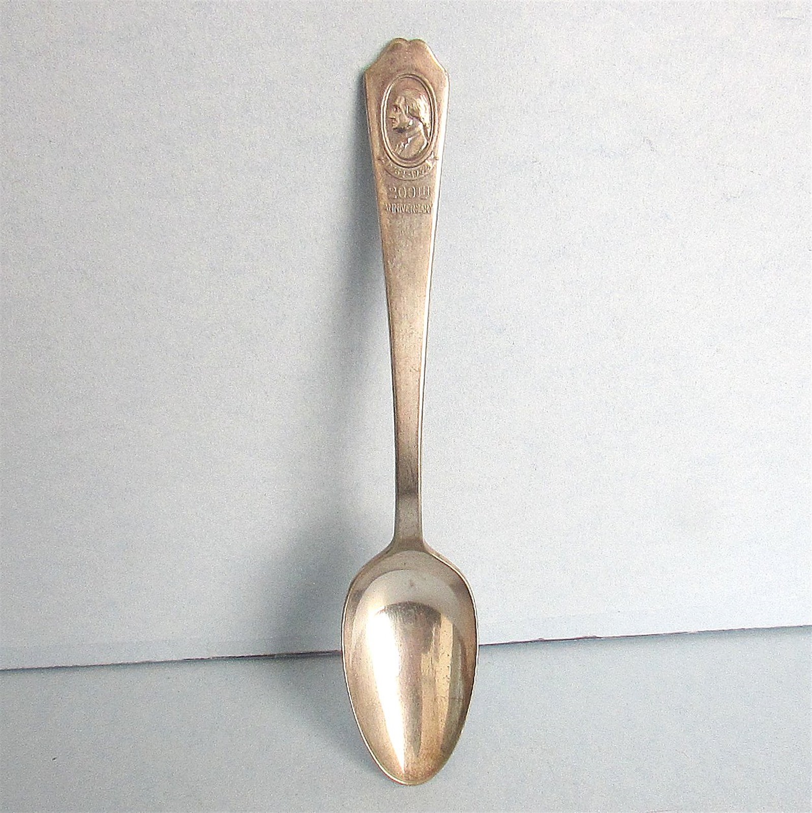 George Washington SPOON Souvenir Silver Plate 200 Anniversary Mt Vernon Vintage