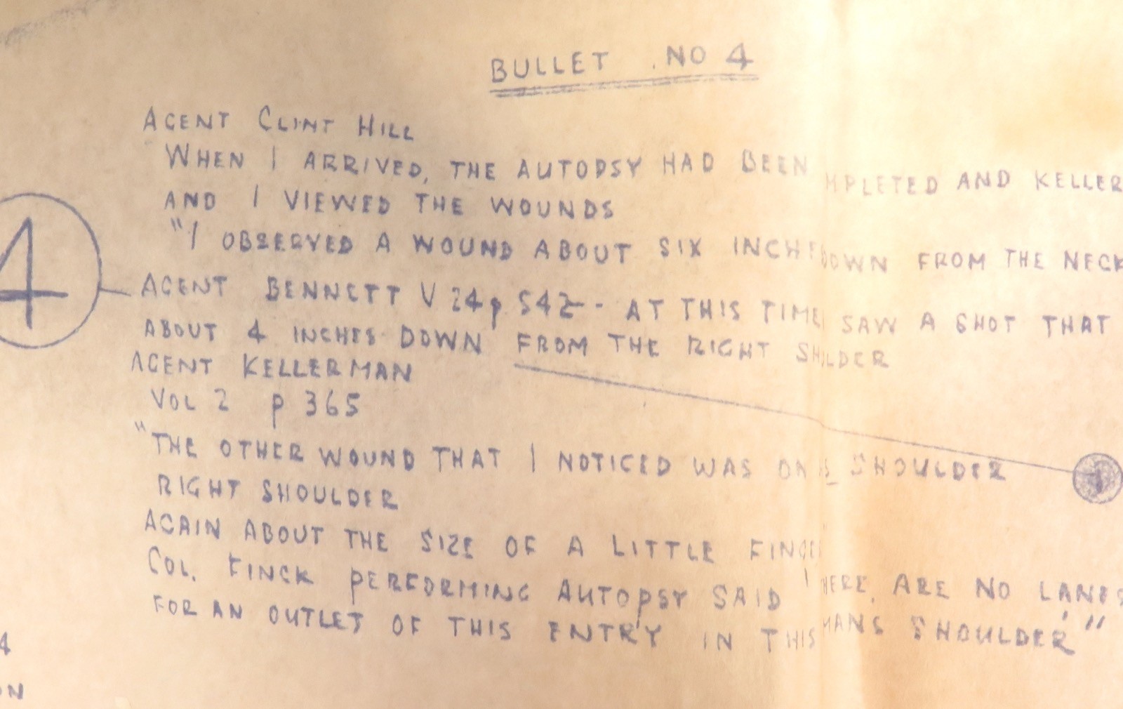 RARE JFK Assassination “Dealey Plaza Map & “Seven Entry Wounds” by G Thomson
