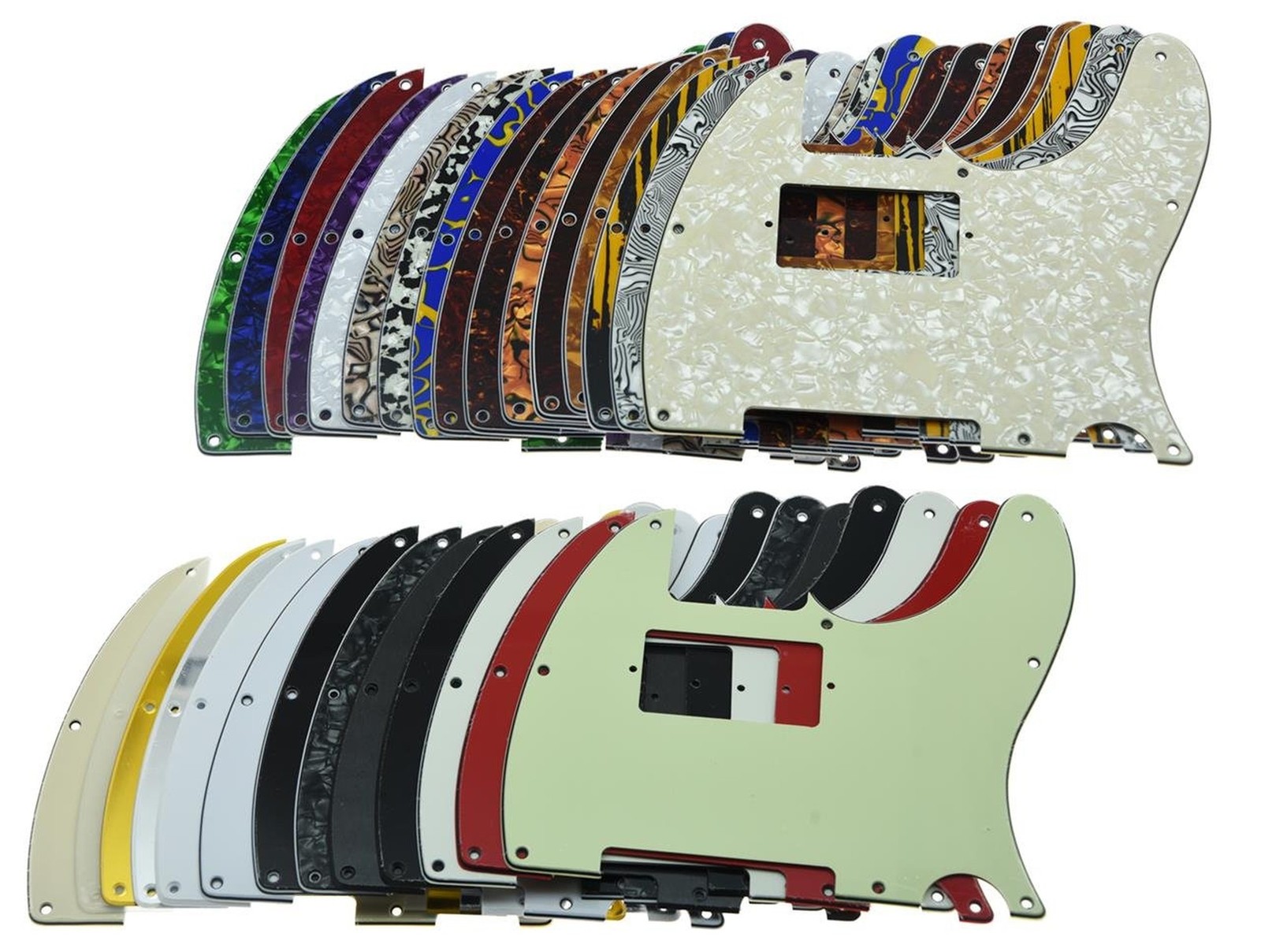 KAISH 8 Hole Tele Guitar Humbucker Pick Guard TL Pickguard for USA/Mexico Tel…
