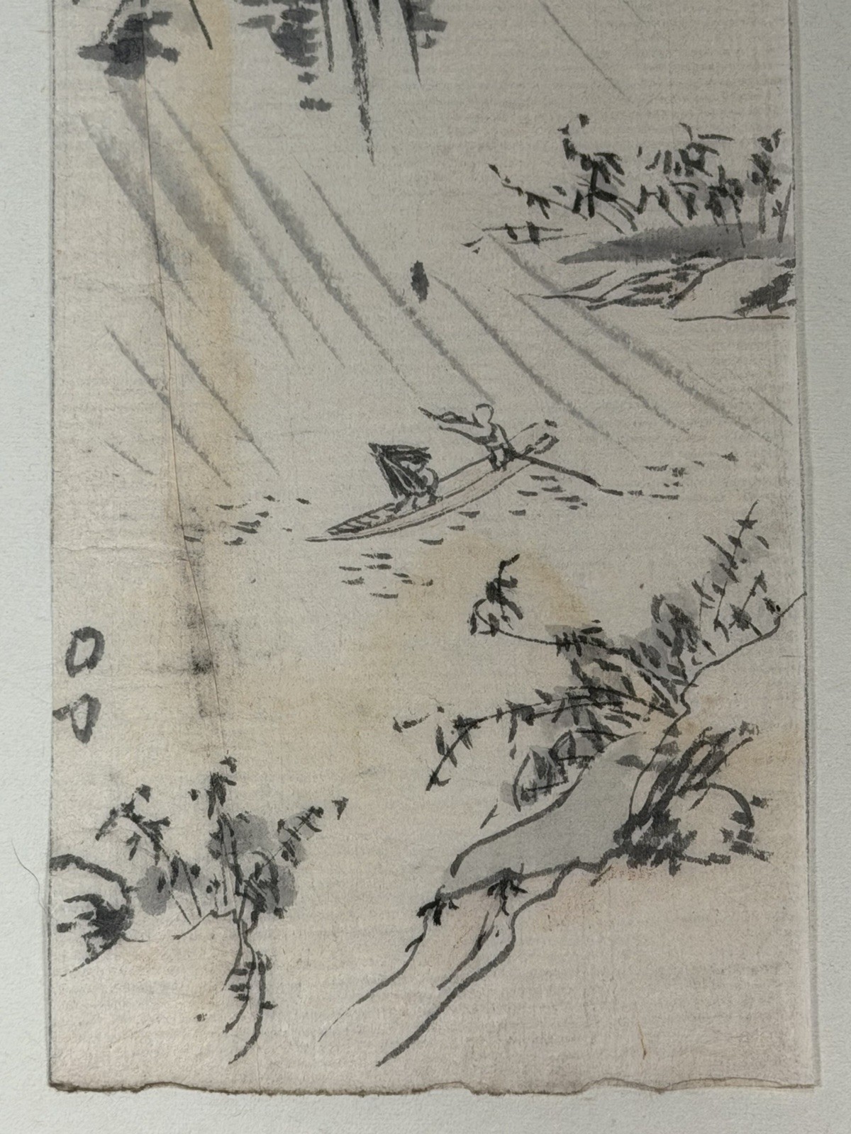 Japan Japanese Portfolio of 3 Nanga Drawings ca. 19th century and Reference Book