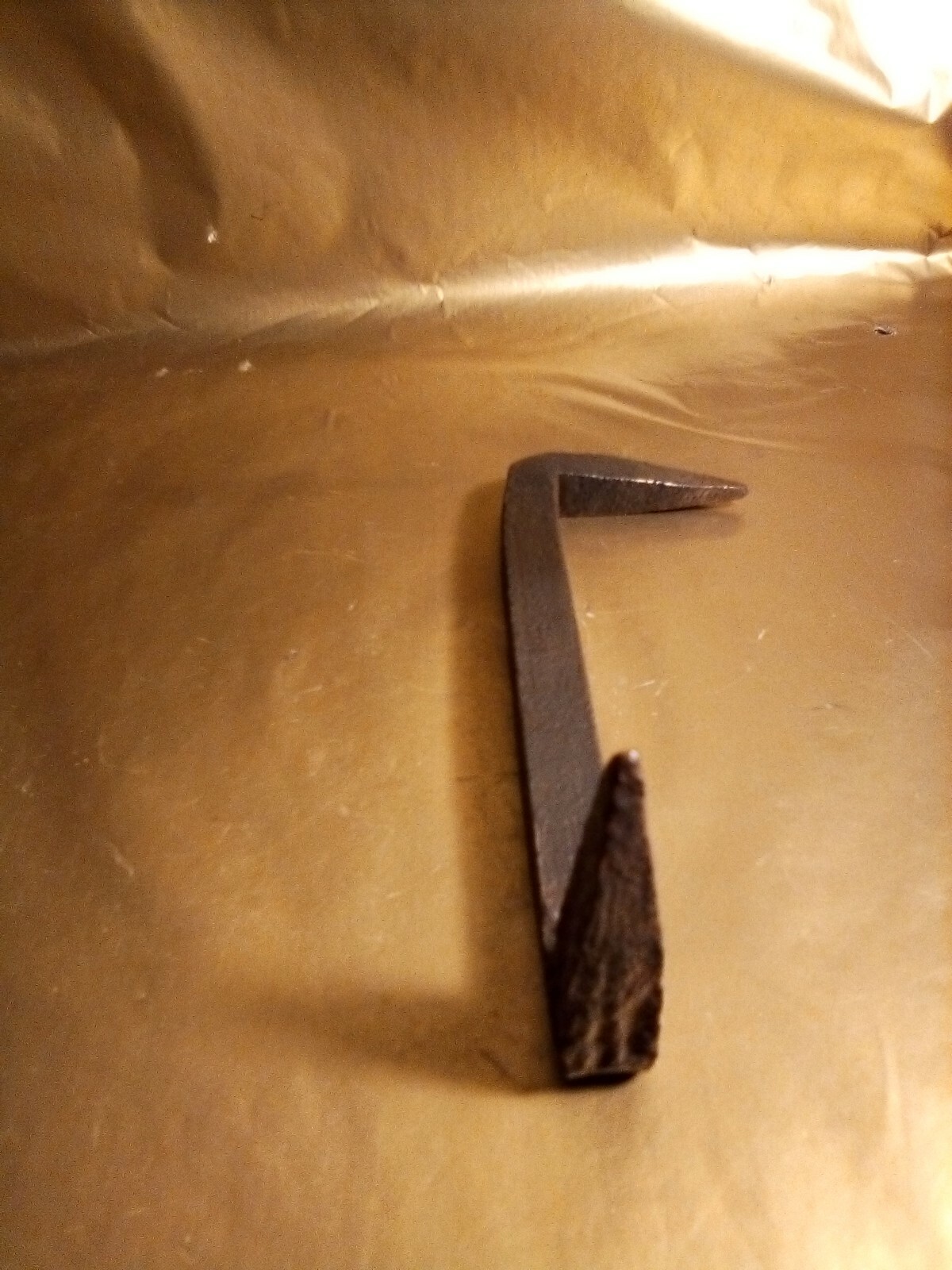Antique Primative Blacksmith Forged Hook