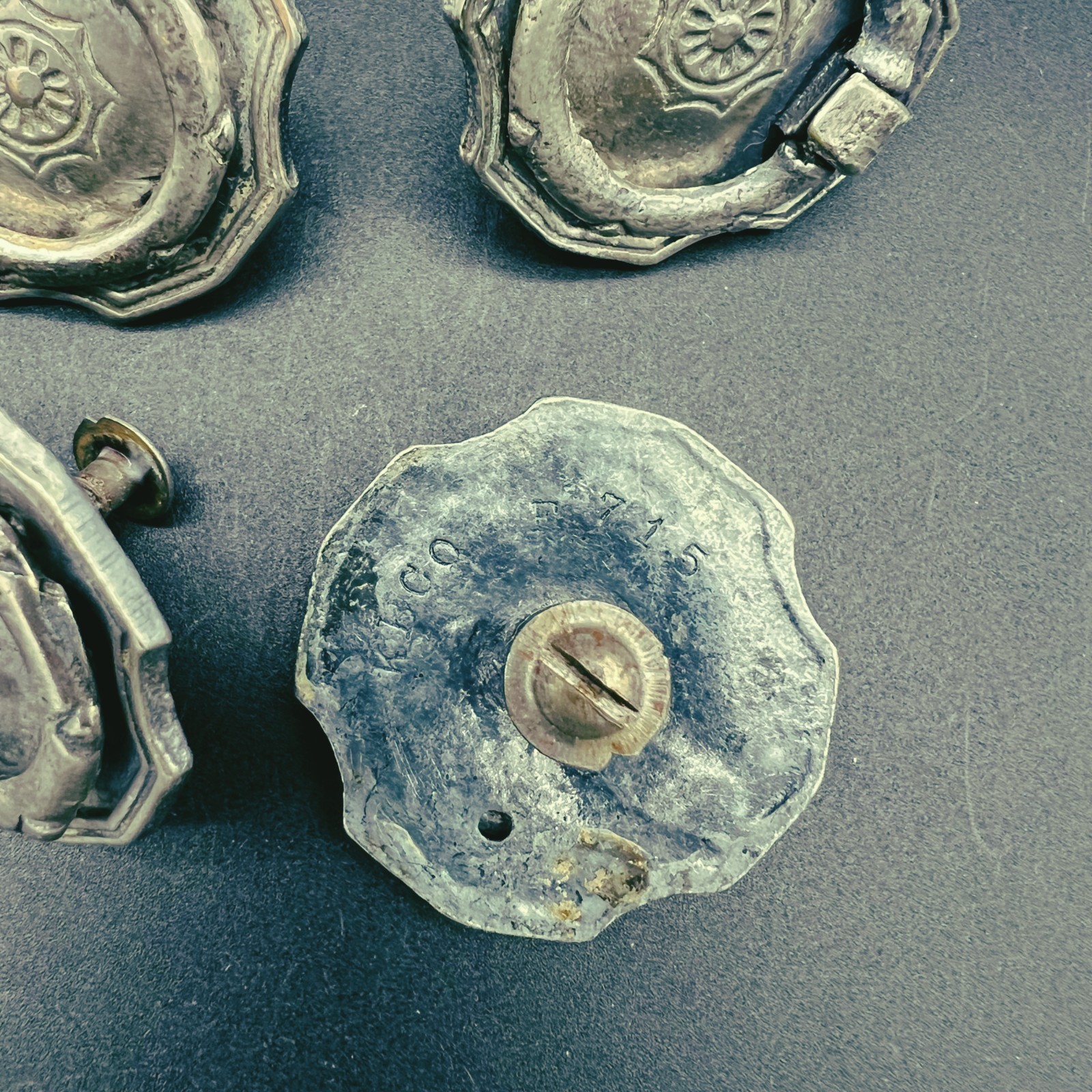 Keeler Brass Co F715 Set of 7 Ring Drawer Pulls 1 3/4″ Diameter