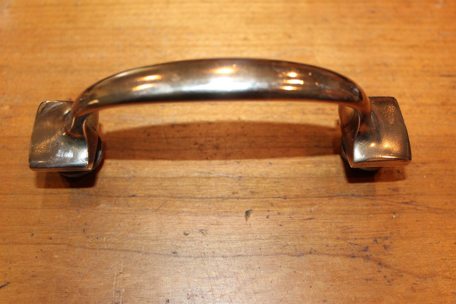 Antique Heavy Cast Bronze Drawer File Cabinet Pull Handle H-5