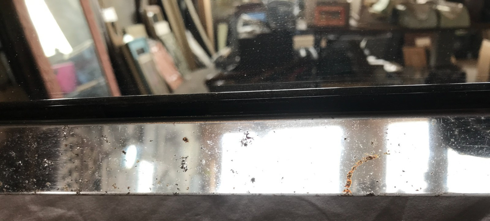 VTG 1960’s Deco Metal Chrome 11X24 Mirrored Recessed Cabinet Old 315-26B