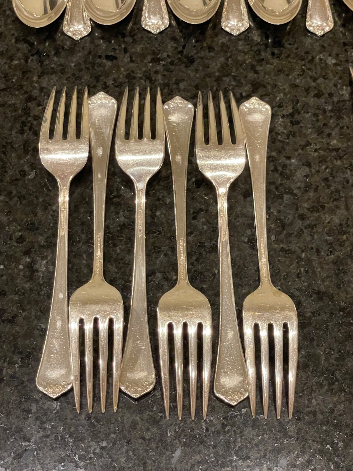 Easterling Sterling Silver Flatware Set for 6 Service 32pcw