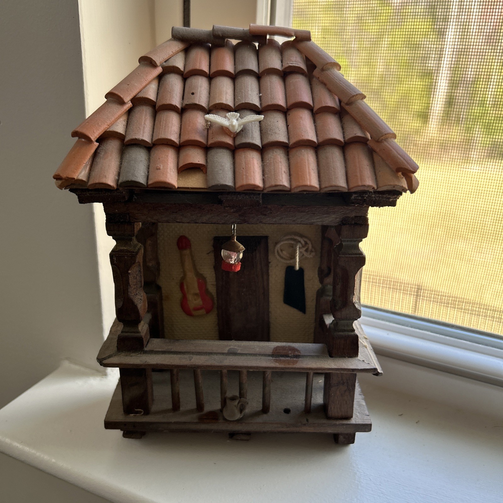 VTG Wooden Colonial Balcony Facade Wall Mounting 10.5”Tall