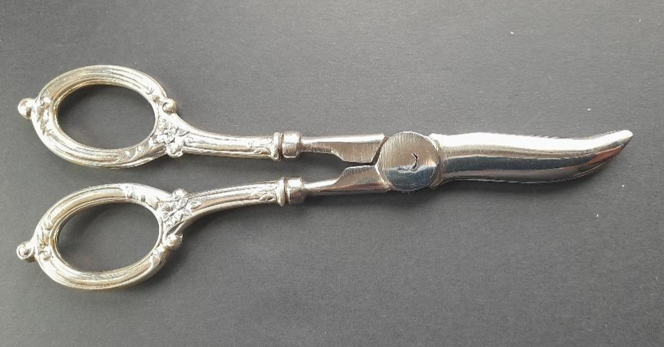 Vintage Italian Sterling Silver Handled Grape Scissors/Shears—STERLING WOLFENDEN