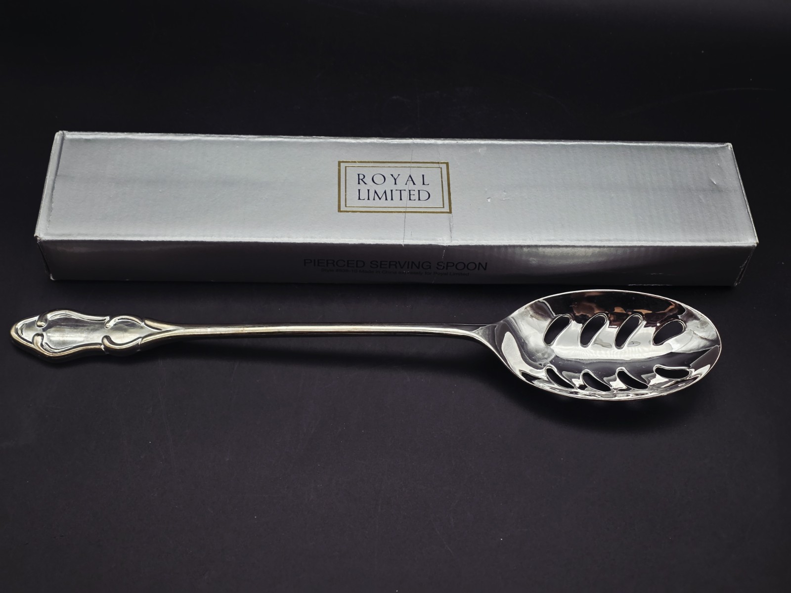 Royal Limited SilverPlate Casserole Spoon Style #838-10 New In Box! Vintage