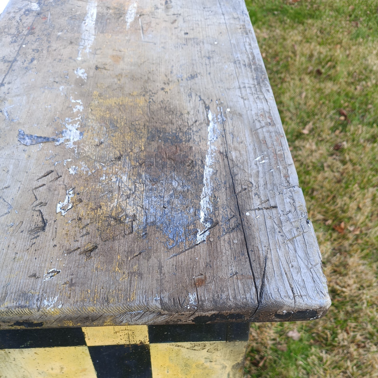 DEPRESSION ERA(?) BAR/KITCHEN/STOOL Country Rustic Farmhouse WORKBENCH Primitive