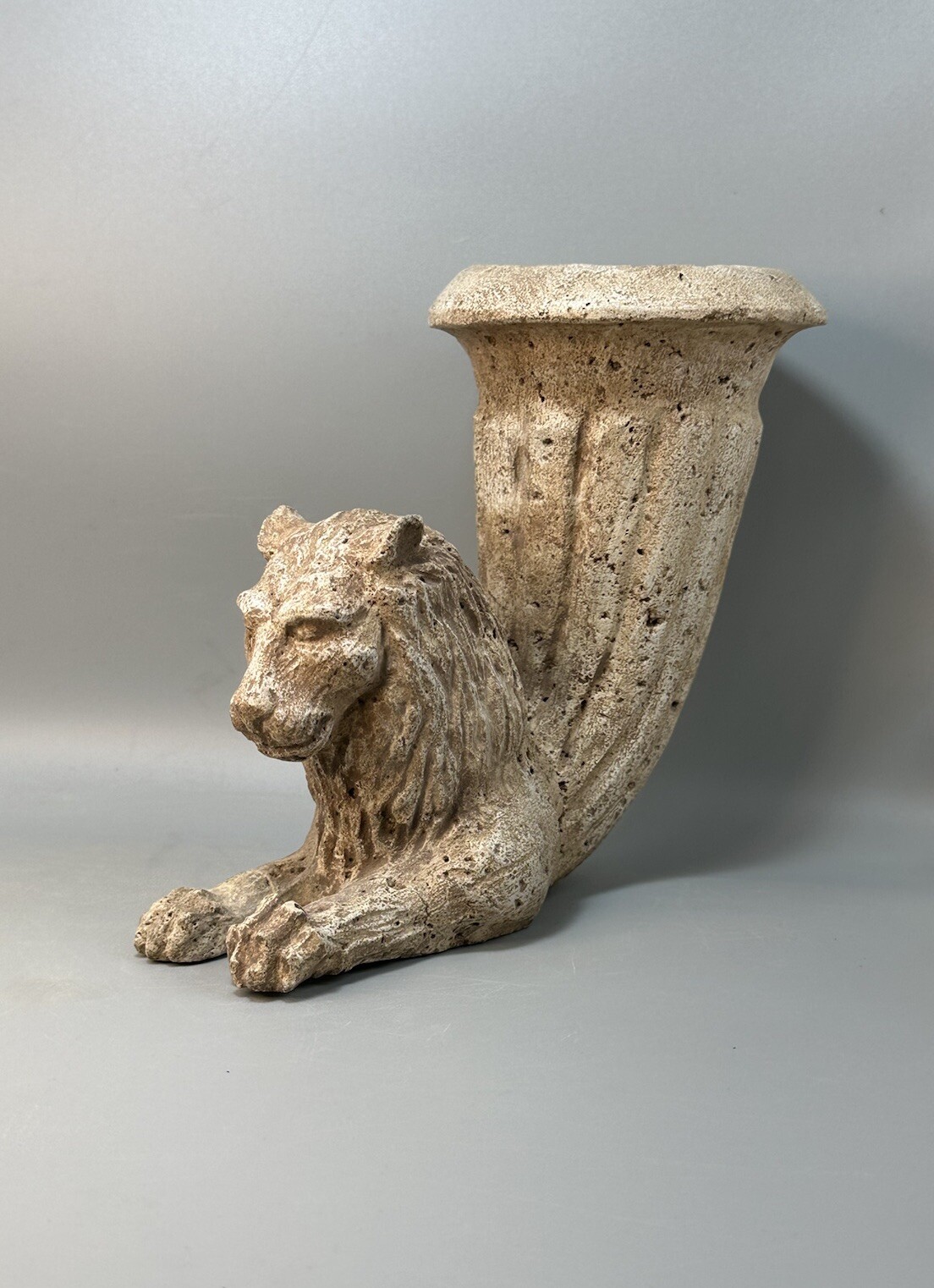 Ancient Greek Period Greco Art Lion Rythun Of Limestone