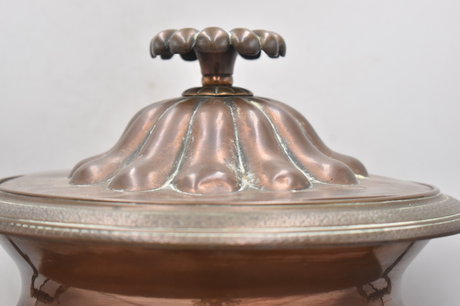 Antique 19th Century Copper & Brass Samovar Tea Urn Large Decorative Metalware