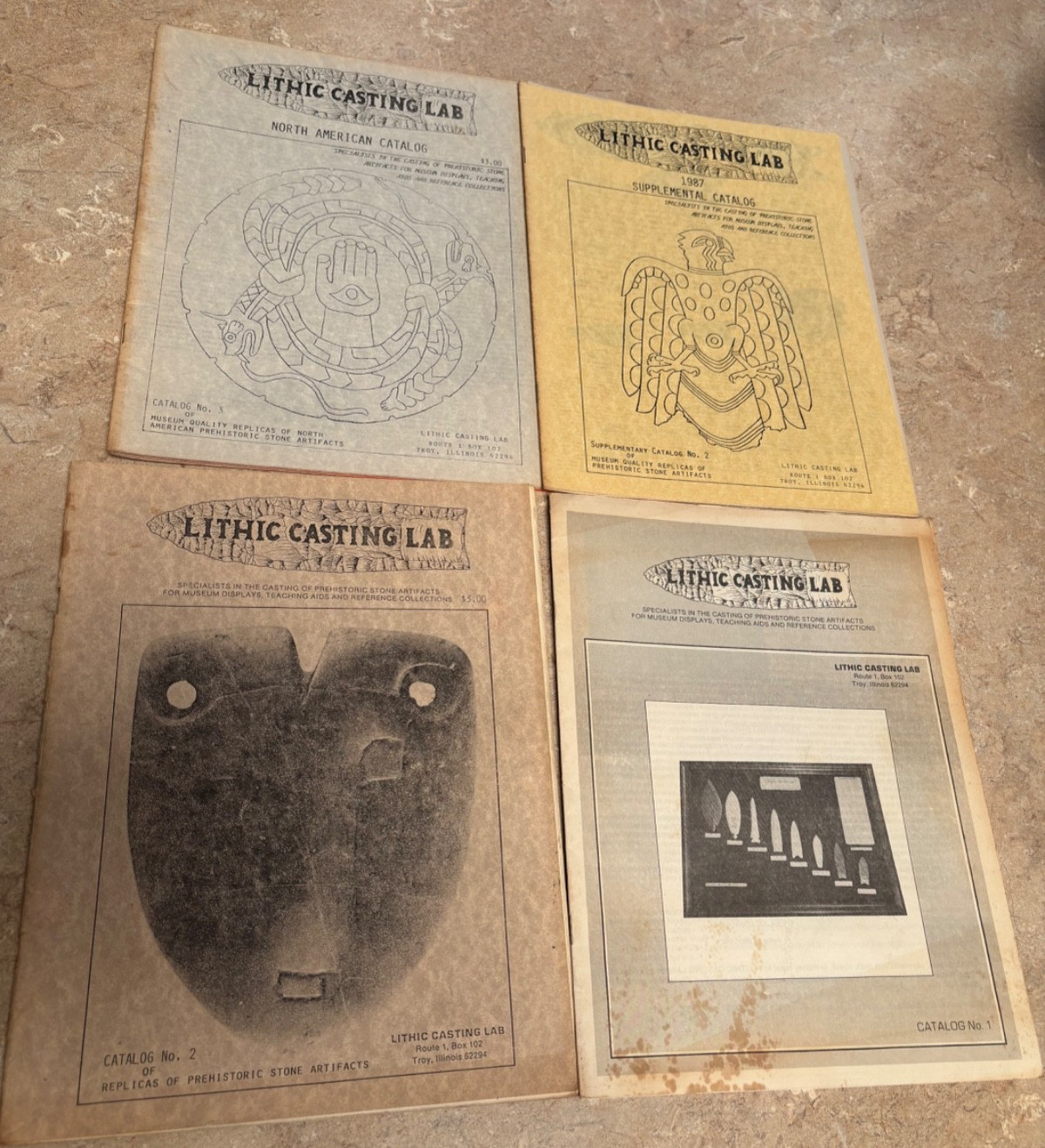 FOLSOM REPLICA LITHIC CAST Lithic Casting Lab Catalog reproduction
