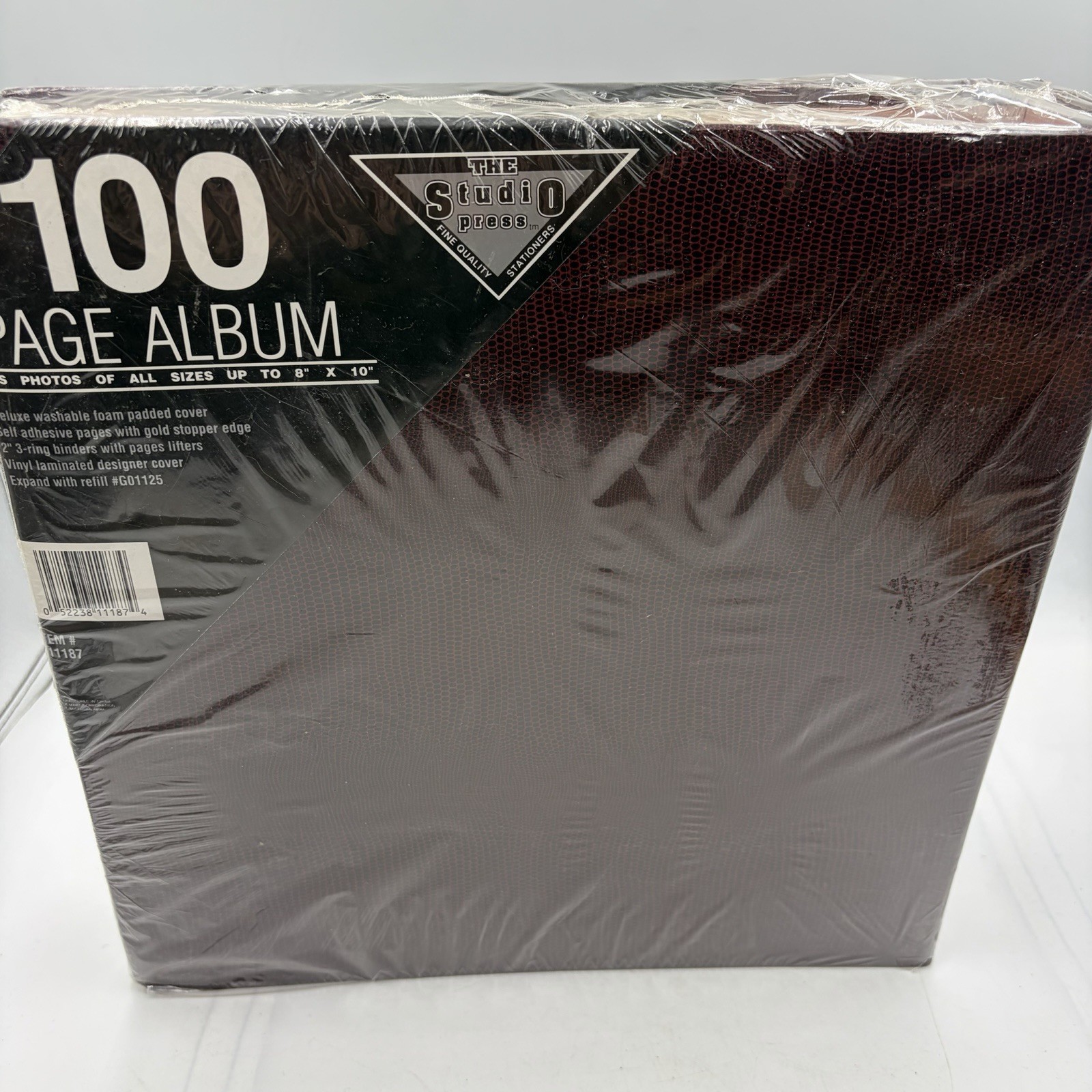 Vintage The Studio Press 100 Page Photo Album Made In USA Collectible Sealed