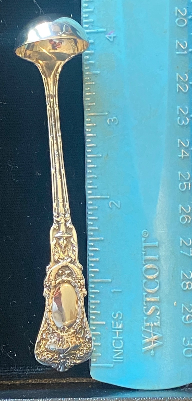 EMPIRE BY DURGIN STERLING SILVER MUSTARD LADLE POLISHED SUPER GIFT